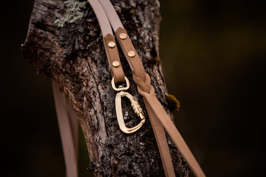The Lizz Leash — Golden Tan